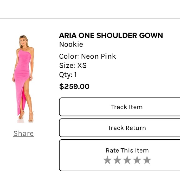 Revolve Nookie Gown XS - Picture 3 of 6